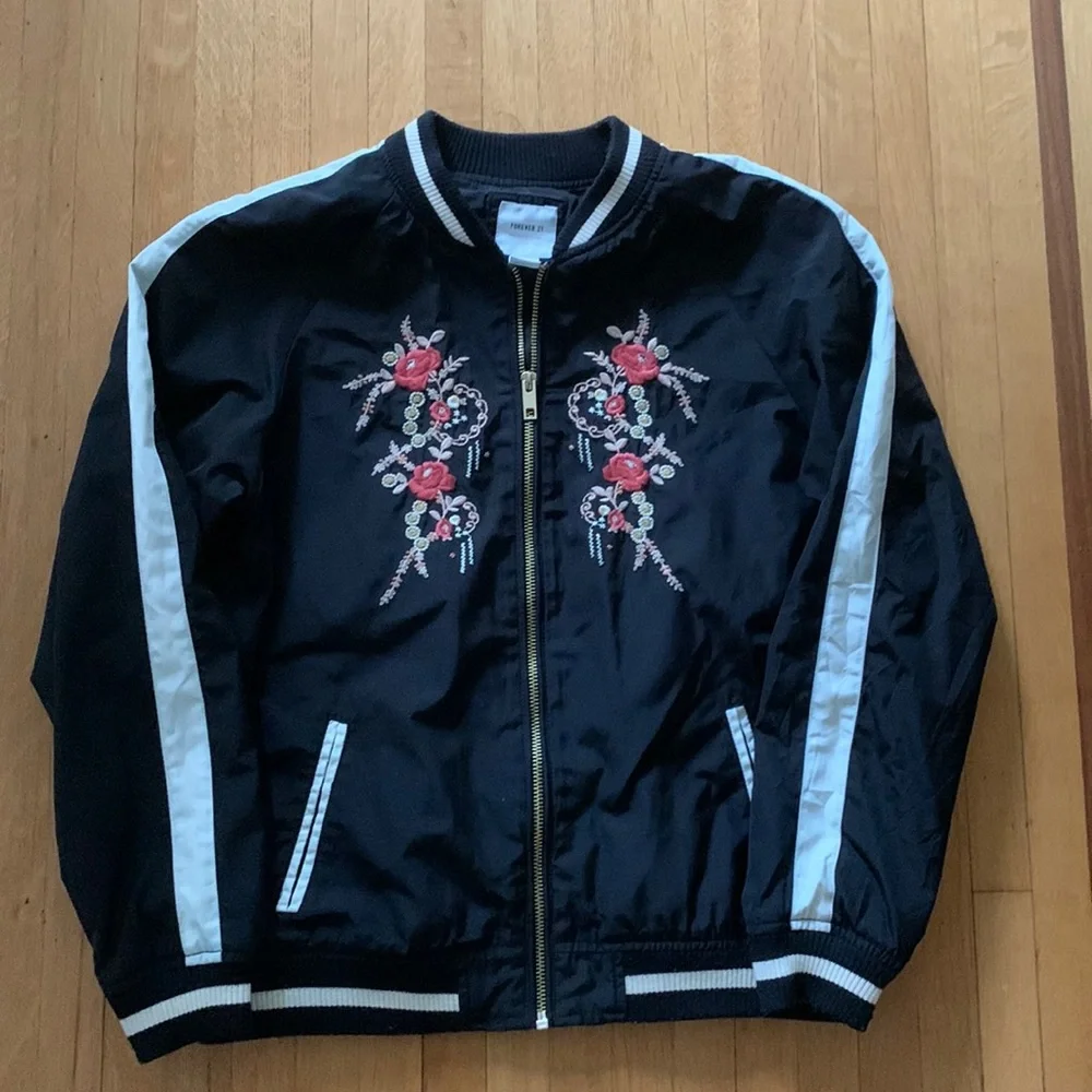 Forever 21 Jacket in Varsity Style